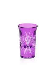 ELSA CRYSTAL Bohemia Alya Kahve Yanı Bardağı Mor