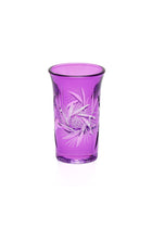 ELSA CRYSTAL Bohemia Alya Kahve Yanı Bardağı Mor