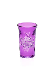 ELSA CRYSTAL Bohemia Alya Kahve Yanı Bardağı Mor