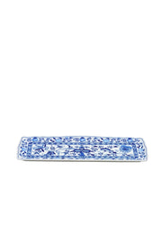 CESKY PORCELAN DUBİ 1860 Cibulak Kayık Tabak Mavi