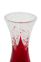 ELSA CRYSTAL Bohemia Lunaria Küçük Vazo Kırmızı