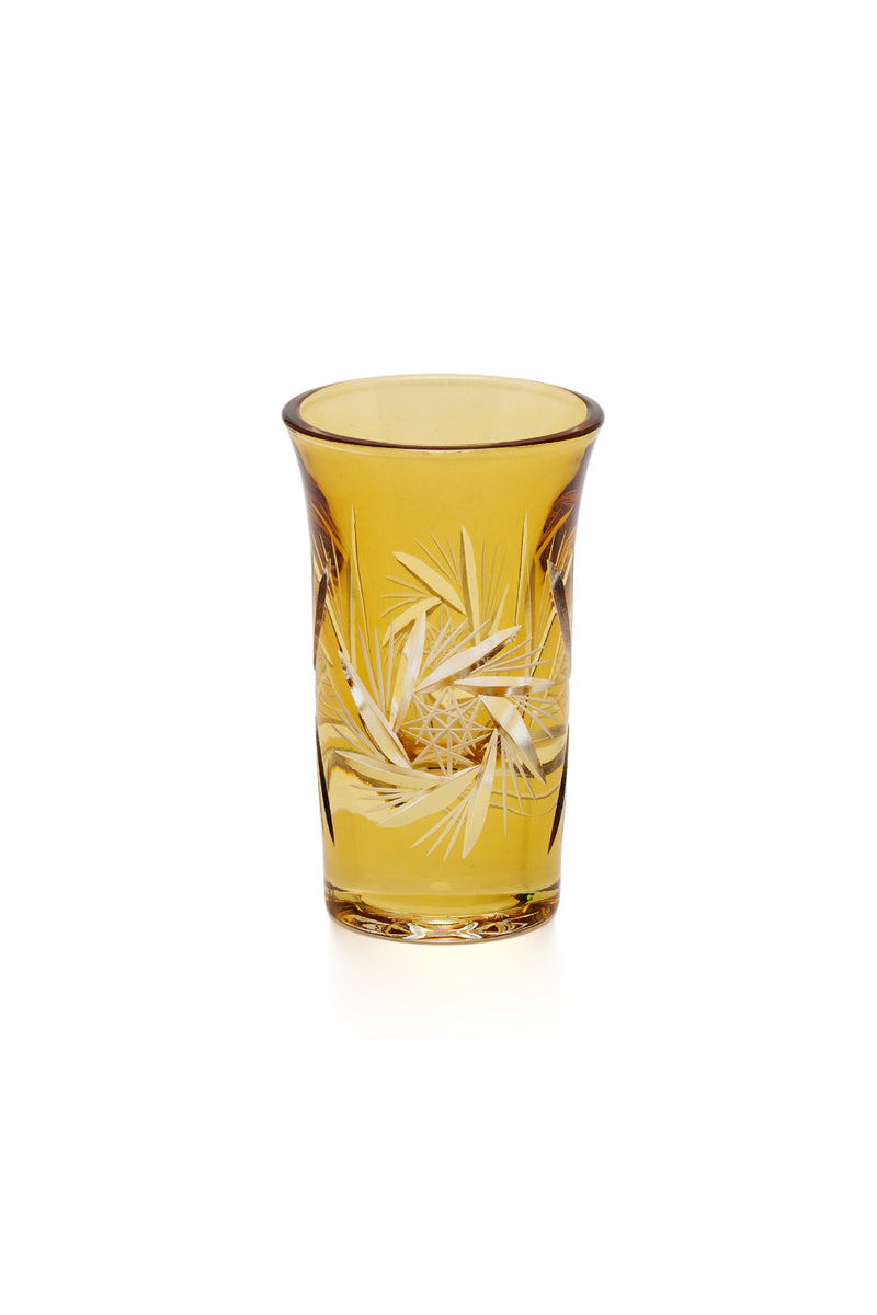 ELSA CRYSTAL Bohemia Alya Kahve Yanı Bardağı Sarı