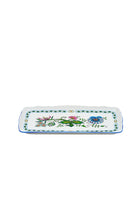 CESKY PORCELAN DUBI 1860 Cibulak Boat Plate Colored