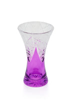 ELSA CRYSTAL Bohemia Lunaria Büyük Vazo Eflatun