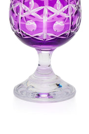ELSA CRYSTAL Bohemia Alya Kahve Yanı Bardağı Mor