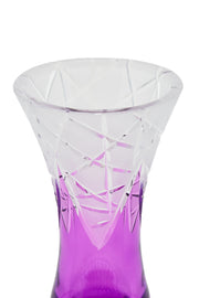 ELSA CRYSTAL Bohemia Lunaria Büyük Vazo Eflatun