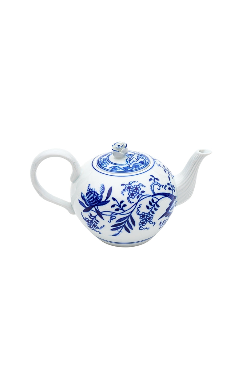 CESKY PORCELAN DUBİ 1860 Cibulak Demlik Mavi