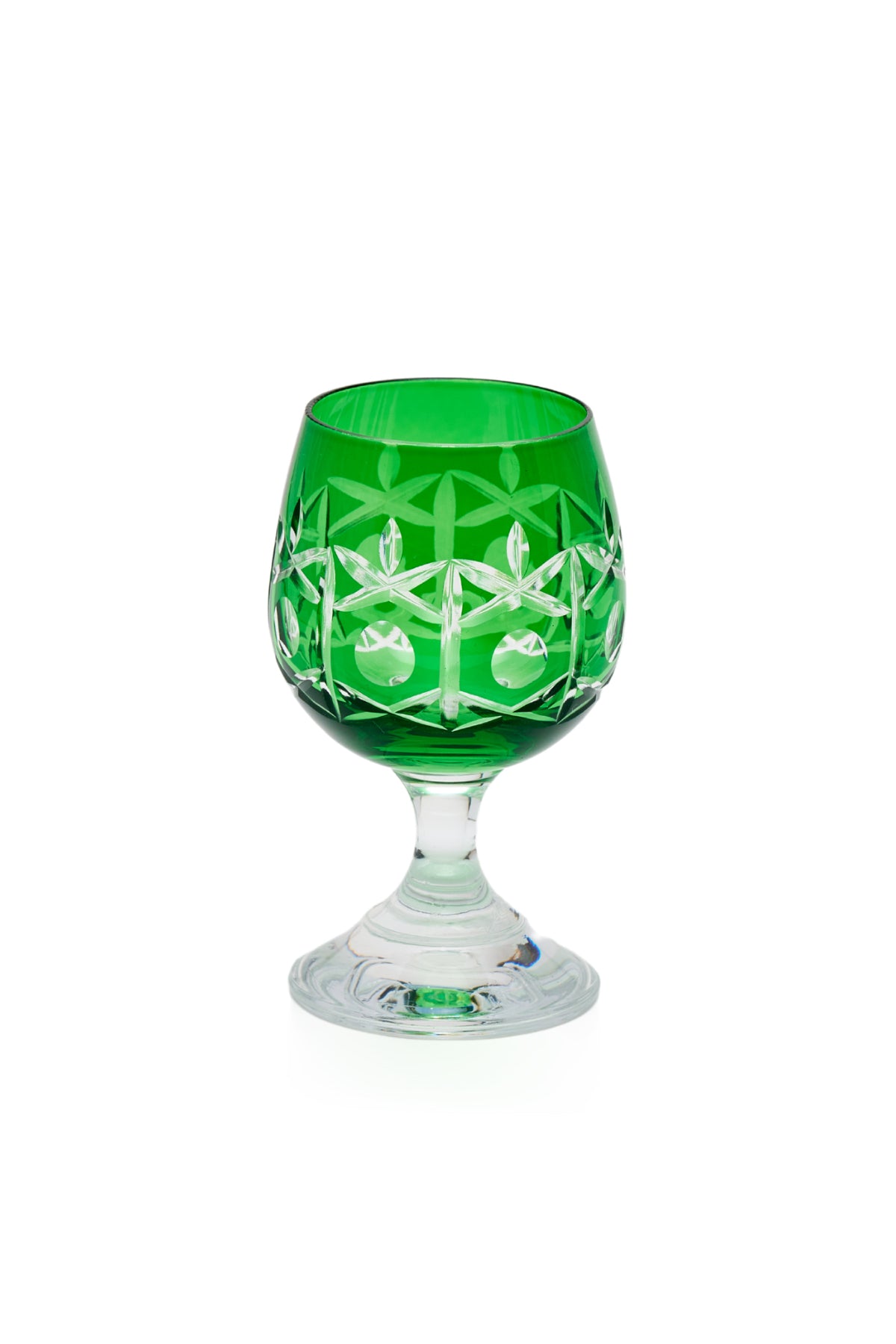 ELSA CRYSTAL Bohemia Alya Kahve Yanı Bardağı Yeşil