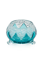 ELSA CRYSTAL Bohemia Lunaria Küçük Tabak Azur