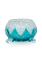 ELSA CRYSTAL Bohemia Lunaria Küçük Tabak Azur