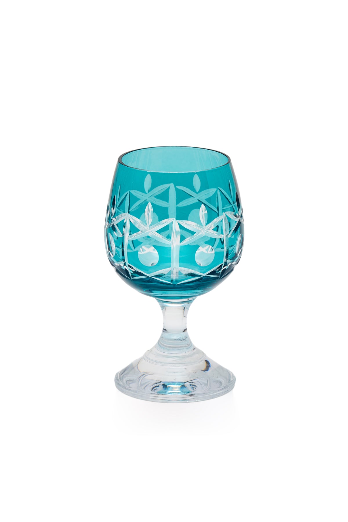 ELSA CRYSTAL Bohemia Alya Kahve Yanı Bardağı Azur
