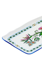 CESKY PORCELAN DUBI 1860 Cibulak Boat Plate Colored