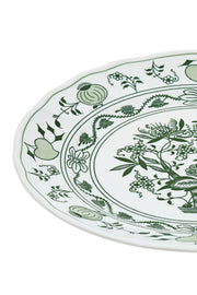 CESKY PORCELAN DUBİ 1860 Cibulak Büyük Servis Tabağı Yeşil