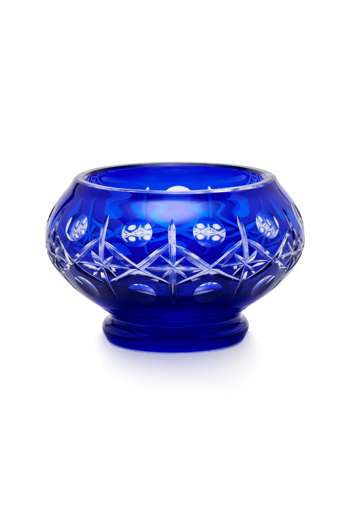 ELSA CRYSTAL Bohemia Lunaria Küçük Kase Mavi