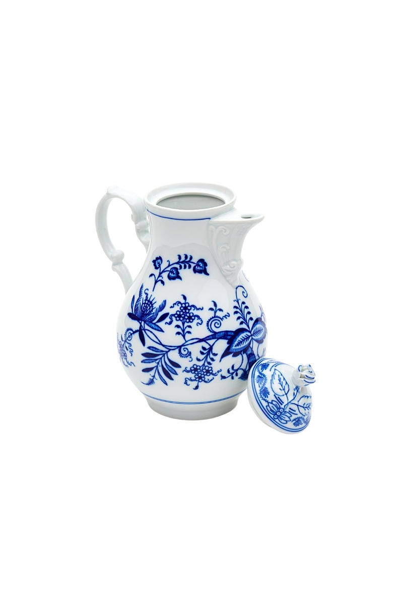 CESKY PORCELAN DUBİ 1860 Cibulak Kahve Sürahisi Mavi