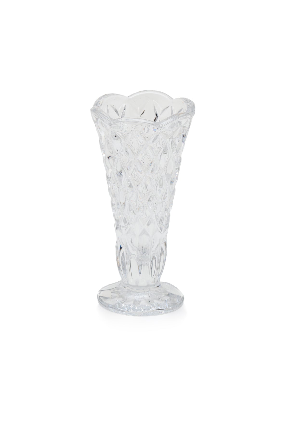 ELSA CRYSTAL Bohemia Aquarine Vazo Beyaz