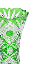 ELSA CRYSTAL Bohemia Maravelle Açık Ağız Büyük Vazo Yeşil