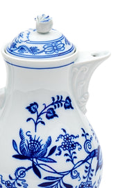 CESKY PORCELAN DUBİ 1860 Cibulak Kahve Sürahisi Mavi
