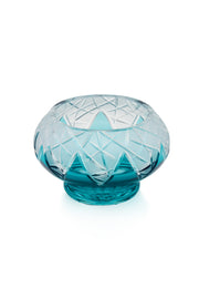 ELSA CRYSTAL Bohemia Lunaria Küçük Tabak Azur