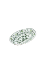 CESKY PORCELAN DUBİ 1860 Cibulak Oval Sunum Tabağı Yeşil