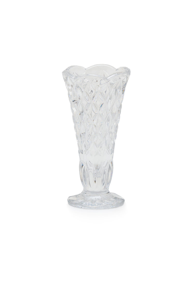 ELSA CRYSTAL Bohemia Aquarine Vazo Beyaz