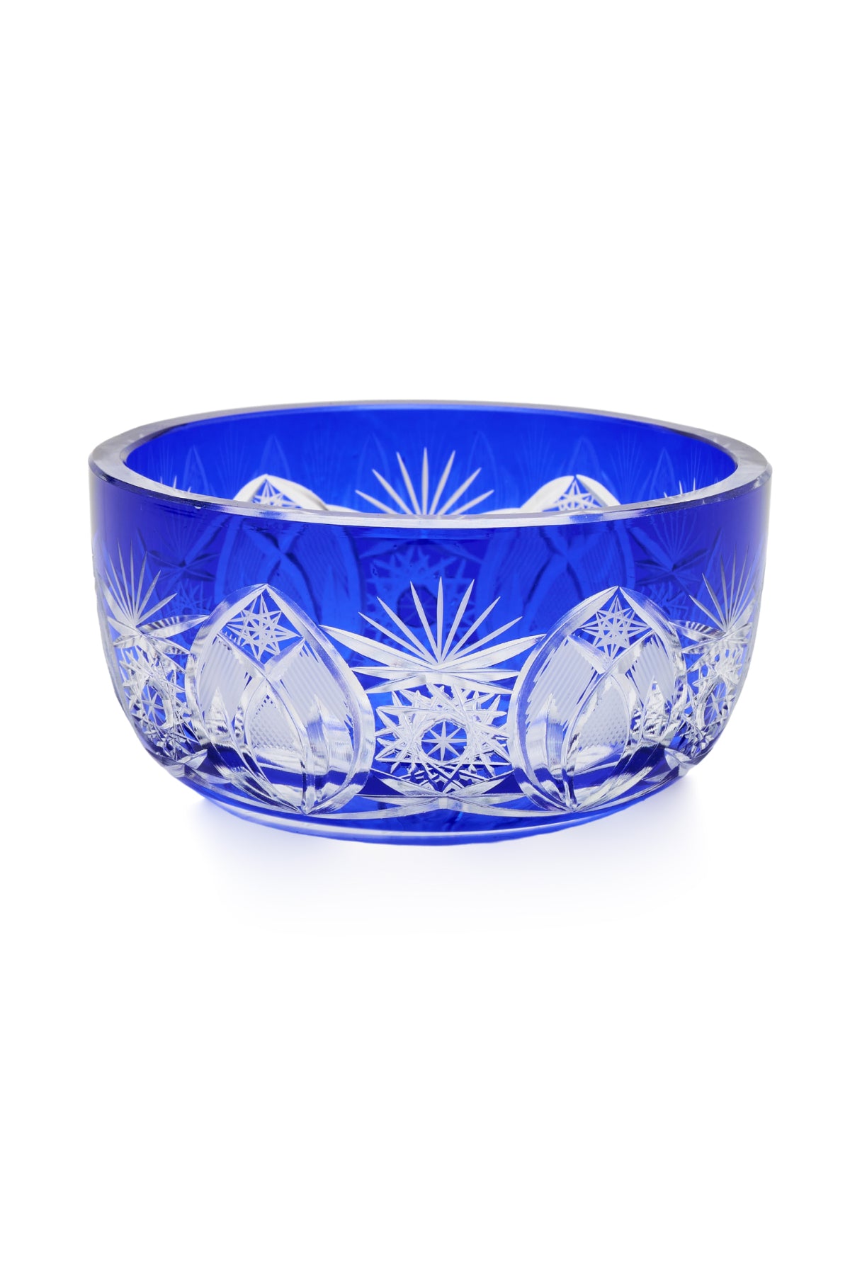 ELSA CRYSTAL Bohemia Lunaria Küçük Tabak Mavi