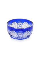 ELSA CRYSTAL Bohemia Lunaria Küçük Tabak Mavi
