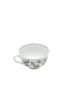 CESKY PORCELAN DUBİ 1860 Cibulak Fincan ve Fincan Tabağı Yeşil