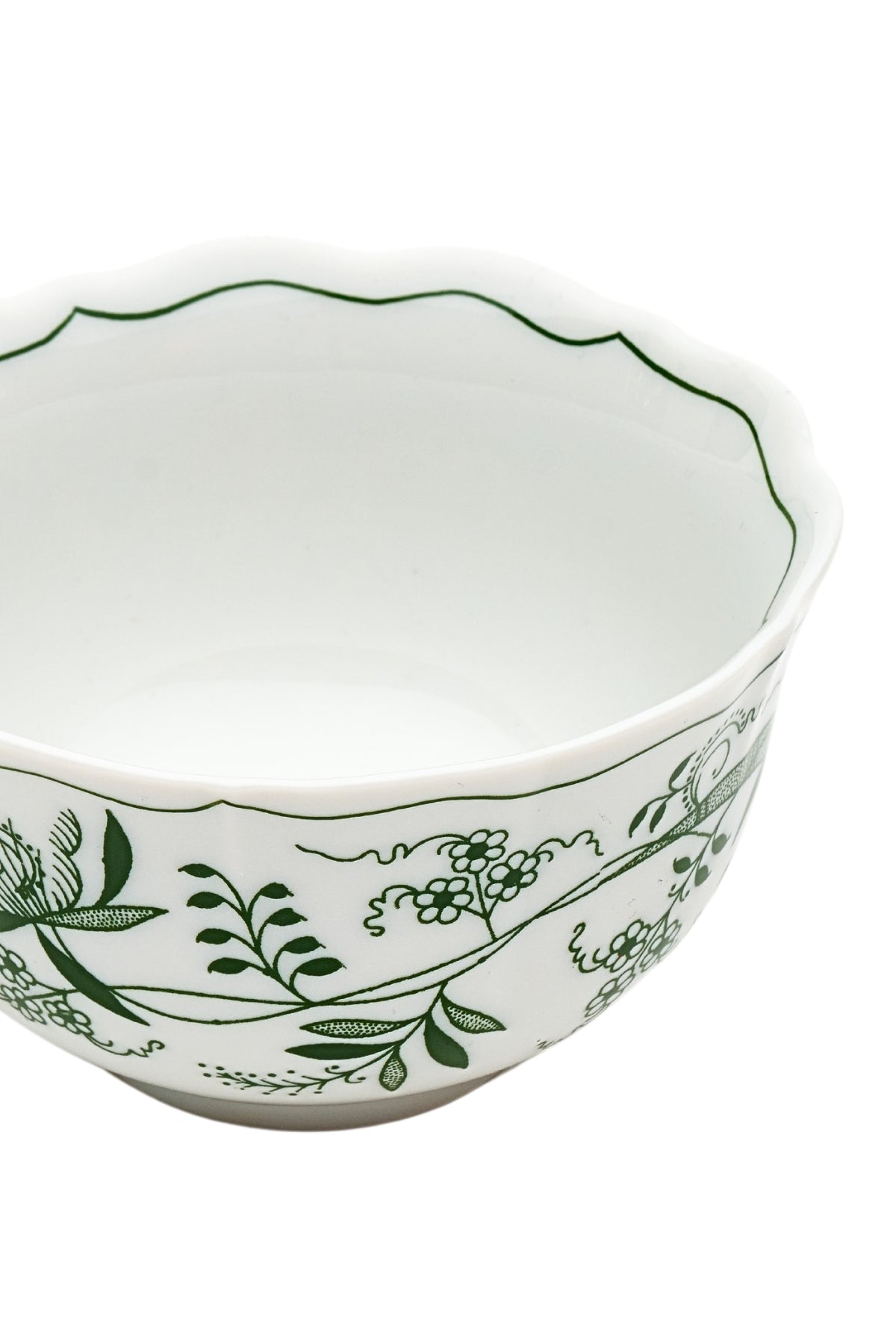 CESKY PORCELAN DUBİ 1860 Cibulak Fincan ve Fincan Tabağı Yeşil