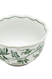 CESKY PORCELAN DUBİ 1860 Cibulak Fincan ve Fincan Tabağı Yeşil