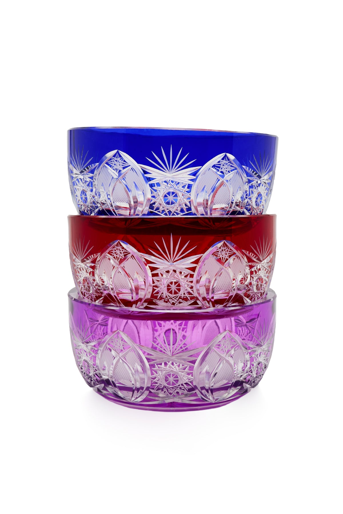 ELSA CRYSTAL Bohemia Lunaria Küçük Tabak Mavi