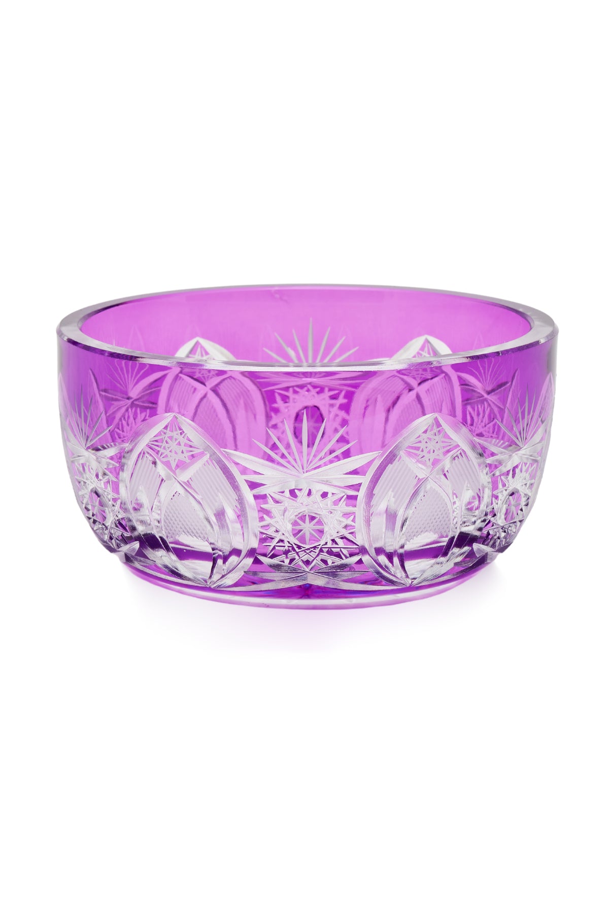 ELSA CRYSTAL Bohemia Lunaria Küçük Tabak  Eflatun