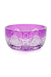 ELSA CRYSTAL Bohemia Lunaria Küçük Tabak  Eflatun