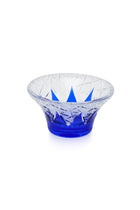 ELSA CRYSTAL Bohemia Lunaria Küçük Vazo Mavi