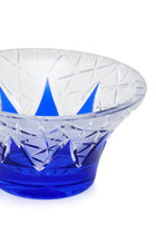ELSA CRYSTAL Bohemia Lunaria Küçük Vazo Mavi