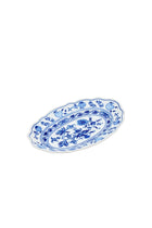 CESKY PORCELAN DUBİ 1860 Cibulak Oval Sunum Tabağı Mavi