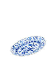 CESKY PORCELAN DUBİ 1860 Cibulak Oval Sunum Tabağı Mavi
