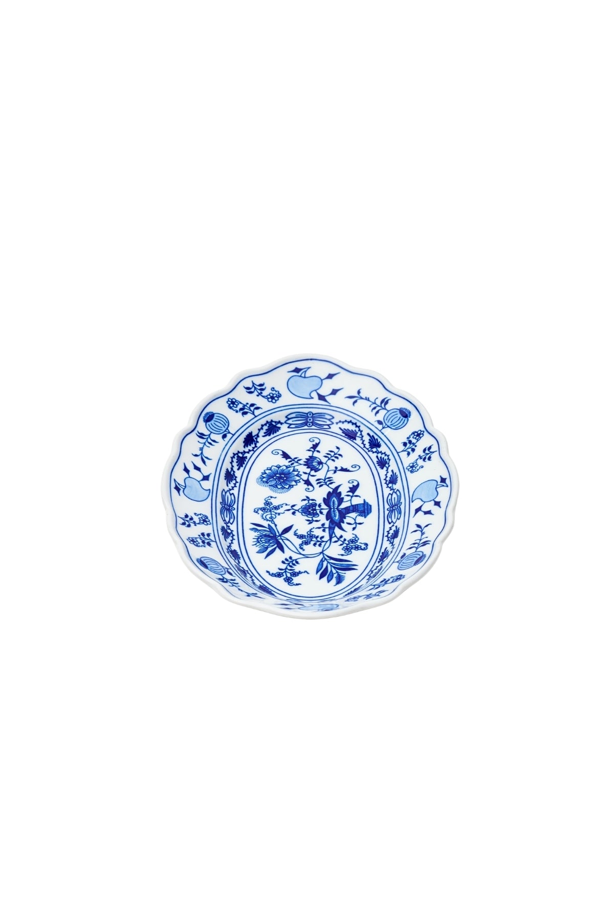 CESKY PORCELAN DUBİ 1860 Cibulak Oval Sunum Tabağı Mavi