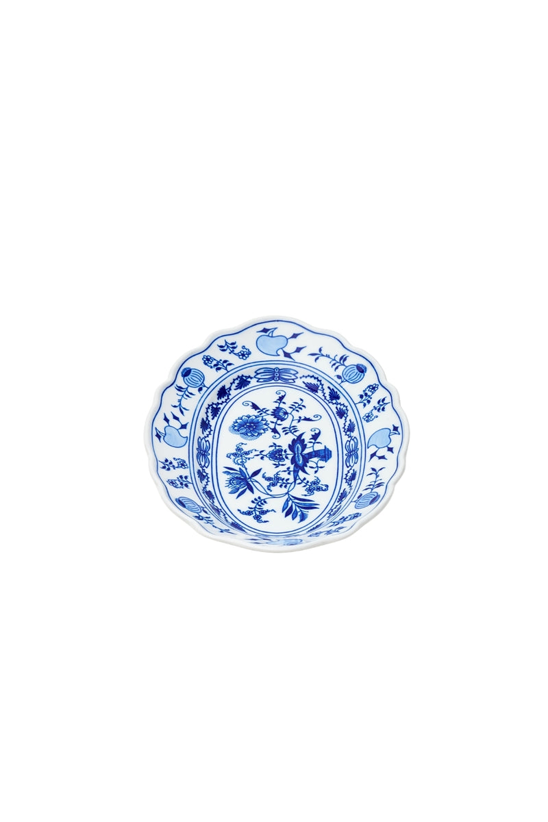 CESKY PORCELAN DUBİ 1860 Cibulak Oval Sunum Tabağı Mavi