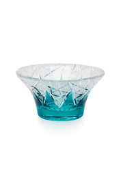 ELSA CRYSTAL Bohemia Lunaria Küçük Kase Azur