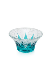 ELSA CRYSTAL Bohemia Lunaria Küçük Kase Azur