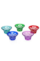 ELSA CRYSTAL Bohemia Lunaria Küçük Tabak Mavi