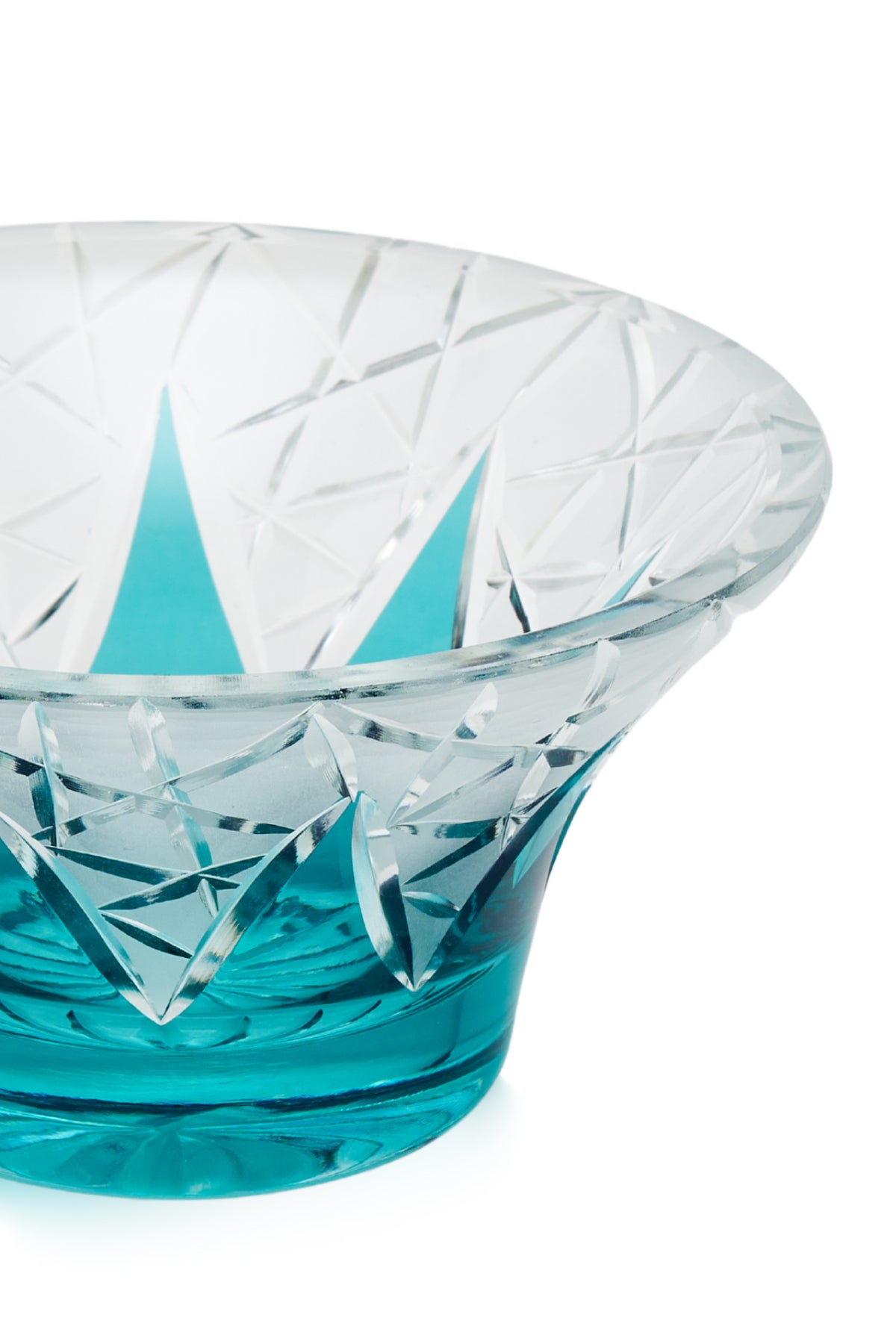 ELSA CRYSTAL Bohemia Lunaria Küçük Kase Azur