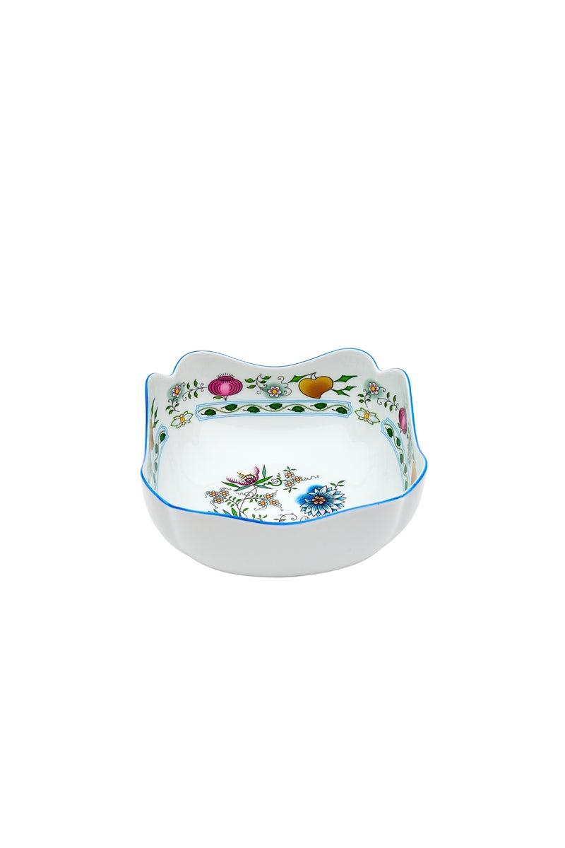 CESKY PORCELAN DUBİ 1860 Cibulak Derin Salata Kasesi Renkli
