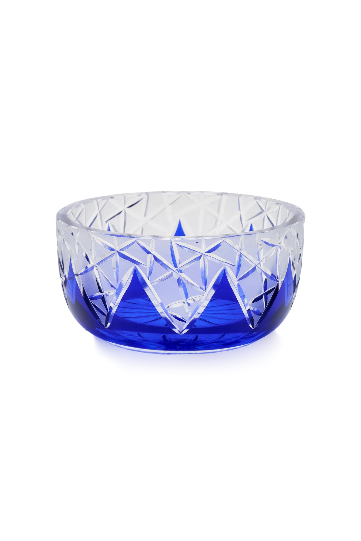 ELSA CRYSTAL Bohemia Lunaria Küçük Tabak Mavi
