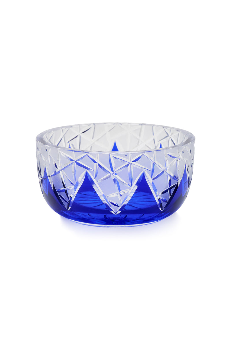 ELSA CRYSTAL Bohemia Lunaria Küçük Tabak Mavi