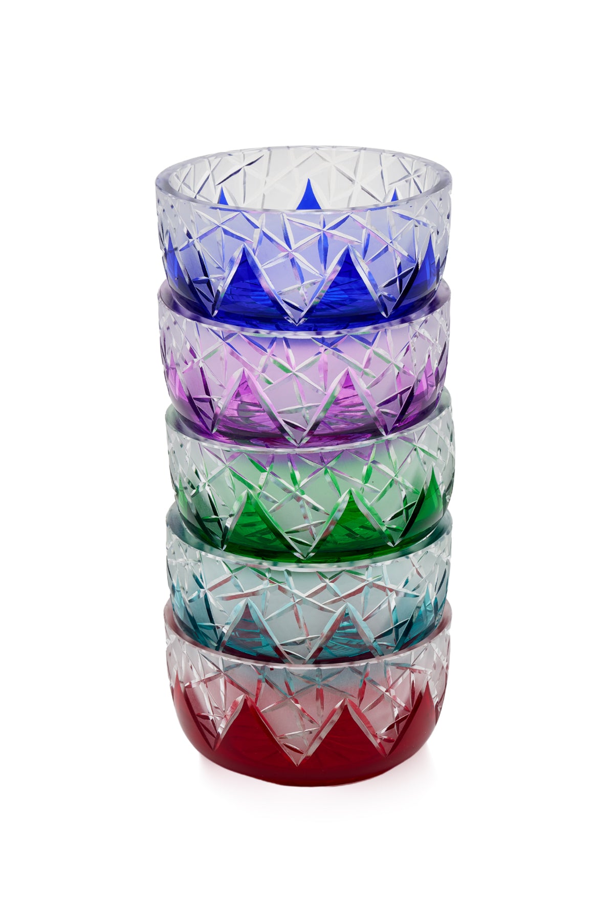 ELSA CRYSTAL Bohemia Lunaria Küçük Tabak Mavi