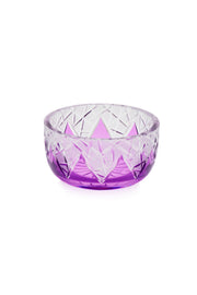 ELSA CRYSTAL Bohemia Lunaria Küçük Tabak Eflatun