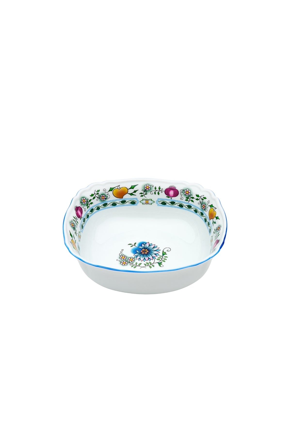 CESKY PORCELAN DUBİ 1860 Cibulak Derin Tabak Renkli