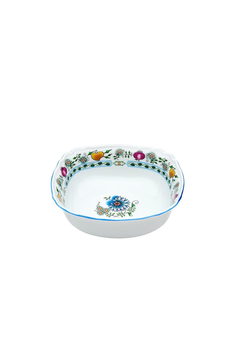 CESKY PORCELAN DUBİ 1860 Cibulak Derin Tabak Renkli